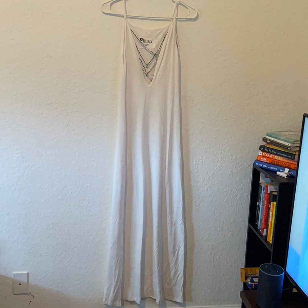 Long white dress
